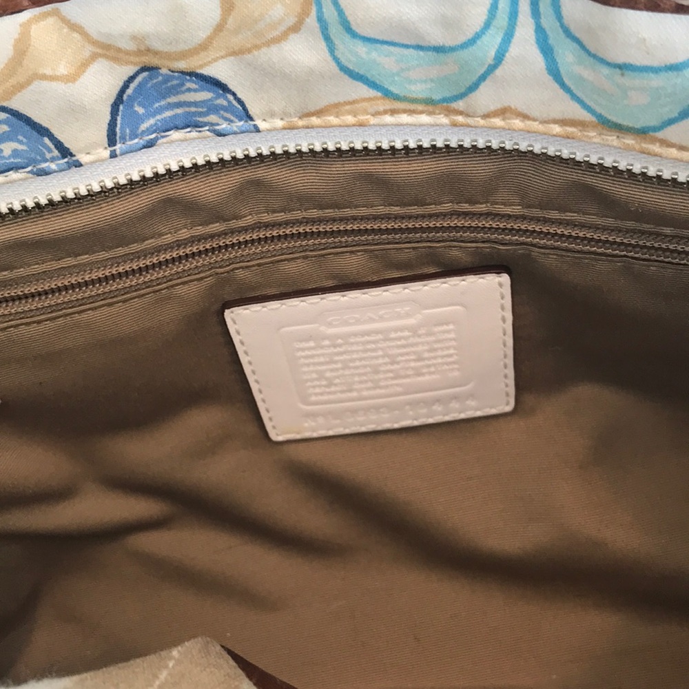 Coach Hampton Weekend Patchwork Bag Vibrant Color! - image 5